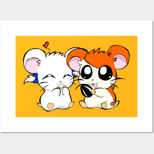 Hamtaro hamster Cute Posters and Art